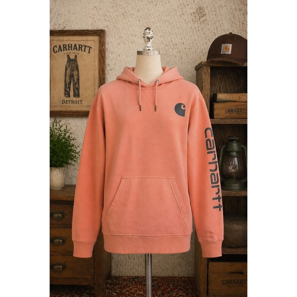 Carhartt Women’s Relaxed Fit Hoodie Sweatshirt M 8 10